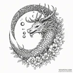 Ivory stag beneath crescent moon, concept art… — эскиз тату (№1749974596_0, 15.06.2025 08:03) — Tatufoto.com