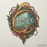 ‘nope’ written in a speech bubble, concept ar… — эскиз тату (№1749974662_0, 15.06.2025 08:04) — Tatufoto.com