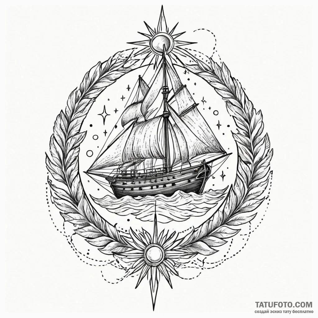 Quill writing a prophecy in ink made of starl... - эскиз тату (№1749975917_0, 15.06.2025 08:25) — Tatufoto.com