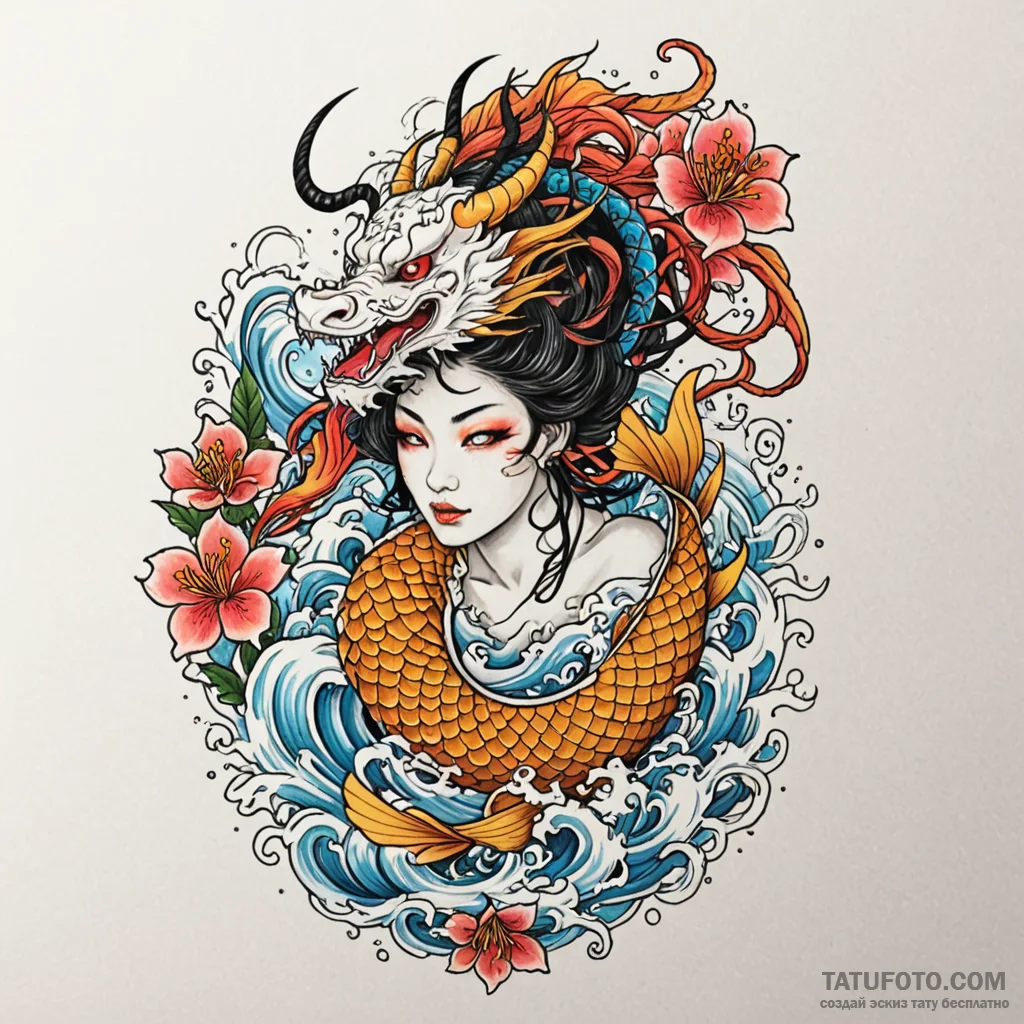 Valkyrie, tattoo line art, irezumi japanese t... - эскиз тату (№1749976462_0, 15.06.2025 08:34) — Tatufoto.com