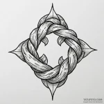 Knot of hercules, symbolizing marriage and co… — эскиз тату (№1749981301_0, 15.06.2025 09:55) — Tatufoto.com