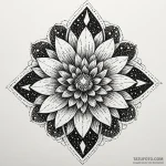 Nebula seed blooming in void, tattoo sketch d… — эскиз тату (№1749984875_0, 15.06.2025 10:54) — Tatufoto.com
