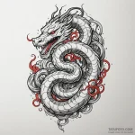 Jade serpent through spectral rift, tattoo dr… — эскиз тату (№1749985303_0, 15.06.2025 11:01) — Tatufoto.com