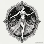 Ghostly figure dancing in a mist-filled ballr… — эскиз тату (№1749988101_0, 15.06.2025 11:48) — Tatufoto.com