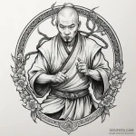 Yamabushi (japanese mountain ascetic warrior… — эскиз тату (№1749988994_0, 15.06.2025 12:03) — Tatufoto.com