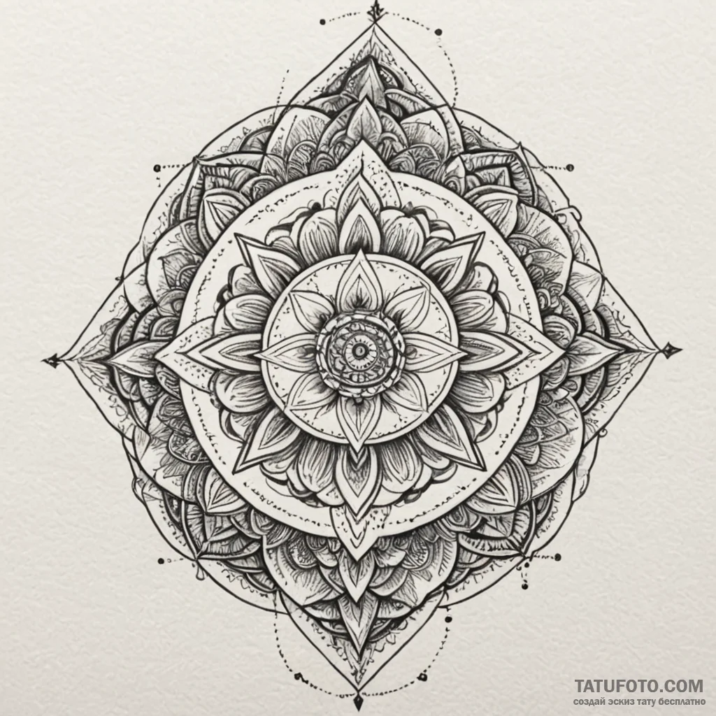 Sacred geometry sleeve, tattoo flash sheet de... - эскиз тату (№1749998137_0, 15.06.2025 14:35) — Tatufoto.com