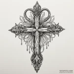 Crown of ice melting slowly, tattoo line art,… — эскиз тату (№1749999121_0, 15.06.2025 14:52) — Tatufoto.com