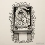 Arcade cabinet with ‘insert coin to play’ scr… — эскиз тату (№1750008805_0, 15.06.2025 17:33) — Tatufoto.com