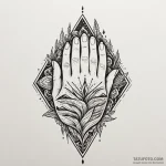Dark relic emerging from sands, tattoo drawin… — эскиз тату (№1750027638_0, 15.06.2025 22:47) — Tatufoto.com