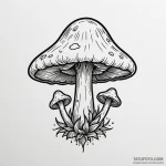 Mushroom cloud, tattoo drawing outline, aesth… — эскиз тату (№1750030117_0, 15.06.2025 23:28) — Tatufoto.com
