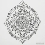 Adrenaline molecule diagram, sharp and geomet… — эскиз тату (№1750032899_0, 16.06.2025 00:14) — Tatufoto.com
