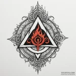 Arcane sigil burning itself onto a corrupted… — эскиз тату (№1750039663_0, 16.06.2025 02:07) — Tatufoto.com