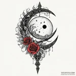 Graven blade beneath spectral moon, tattoo fl… — эскиз тату (№1750039729_0, 16.06.2025 02:08) — Tatufoto.com