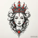 Jade relic crowned with roots, tattoo sketch… — эскиз тату (№1750039927_0, 16.06.2025 02:12) — Tatufoto.com