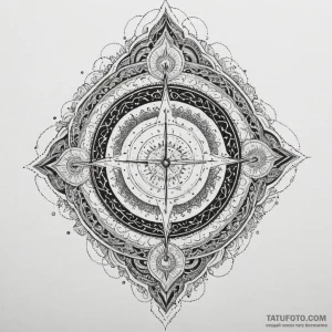 Needle relic beneath celestial rift, tattoo l... - эскиз тату (№1750044230_0, 16.06.2025 03:23) — Tatufoto.com