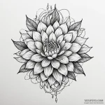 G, ink illustration for tattoo, professional… — эскиз тату (№1750047877_0, 16.06.2025 04:24) — Tatufoto.com