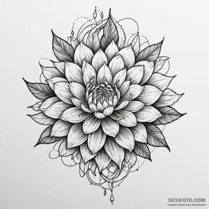 G, ink illustration for tattoo, professional... - эскиз тату (№1750047877_0, 16.06.2025 04:24) — Tatufoto.com