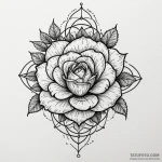 Rose hips, artistic tattoo sketch, profession… — эскиз тату (№1750048139_0, 16.06.2025 04:28) — Tatufoto.com