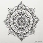 M, concept art for tattoo, minimalist approac… — эскиз тату (№1750048661_0, 16.06.2025 04:37) — Tatufoto.com