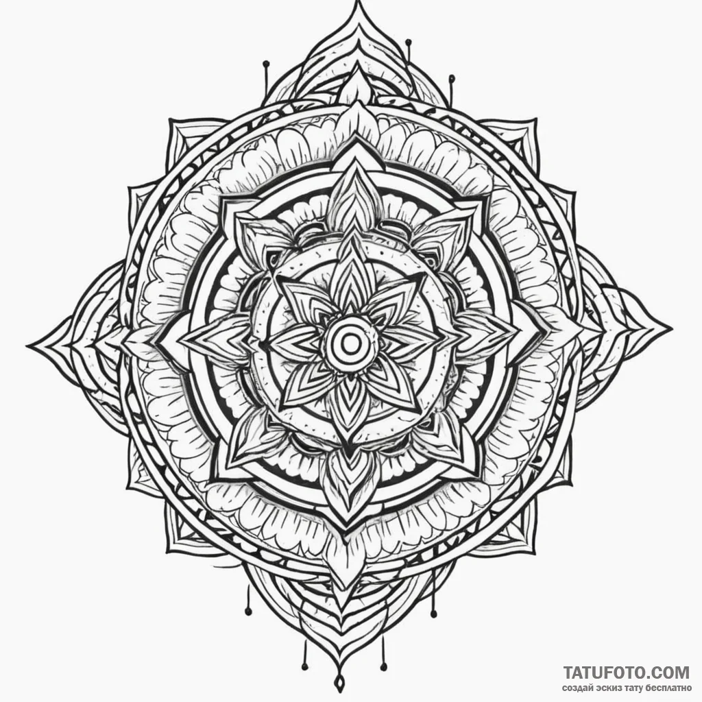 Blood glyph traced in frost, ink illustration... - эскиз тату (№1750048725_0, 16.06.2025 04:38) — Tatufoto.com