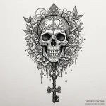 An old skeleton key, tattoo flash sheet desig… — эскиз тату (№1750048985_0, 16.06.2025 04:43) — Tatufoto.com