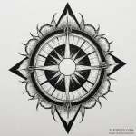 Solar flare, concept art for tattoo, on a cle… — эскиз тату (№1750050031_0, 16.06.2025 05:00) — Tatufoto.com