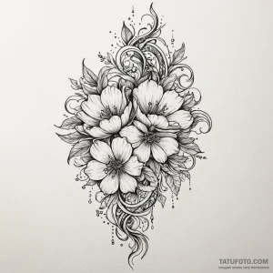 Nebula bloom devouring relic, tattoo sketch d... - эскиз тату (№1750051407_0, 16.06.2025 05:23) — Tatufoto.com
