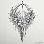 Opal scythe cleaving spectral bloom, tattoo s… — эскиз тату (№1750052316_0, 16.06.2025 05:38) — Tatufoto.com