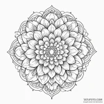 A mandala pattern (is there, but can be half-… — эскиз тату (№1750052640_0, 16.06.2025 05:44) — Tatufoto.com