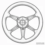 Steering wheel — эскиз тату (№1750053511_0, 16.06.2025 05:58) — Tatufoto.com
