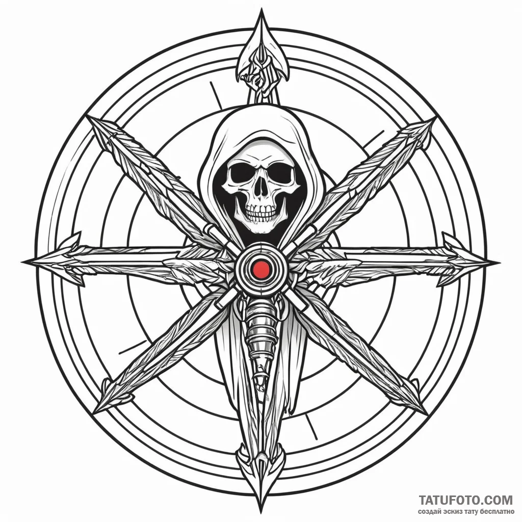 Reaper drone's targeting screen, locking onto... - эскиз тату (№1750056011_0, 16.06.2025 06:40) — Tatufoto.com