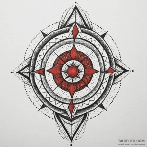 Kamon emblem split in stone, tattoo sketch de... - эскиз тату (№1750056812_0, 16.06.2025 06:53) — Tatufoto.com