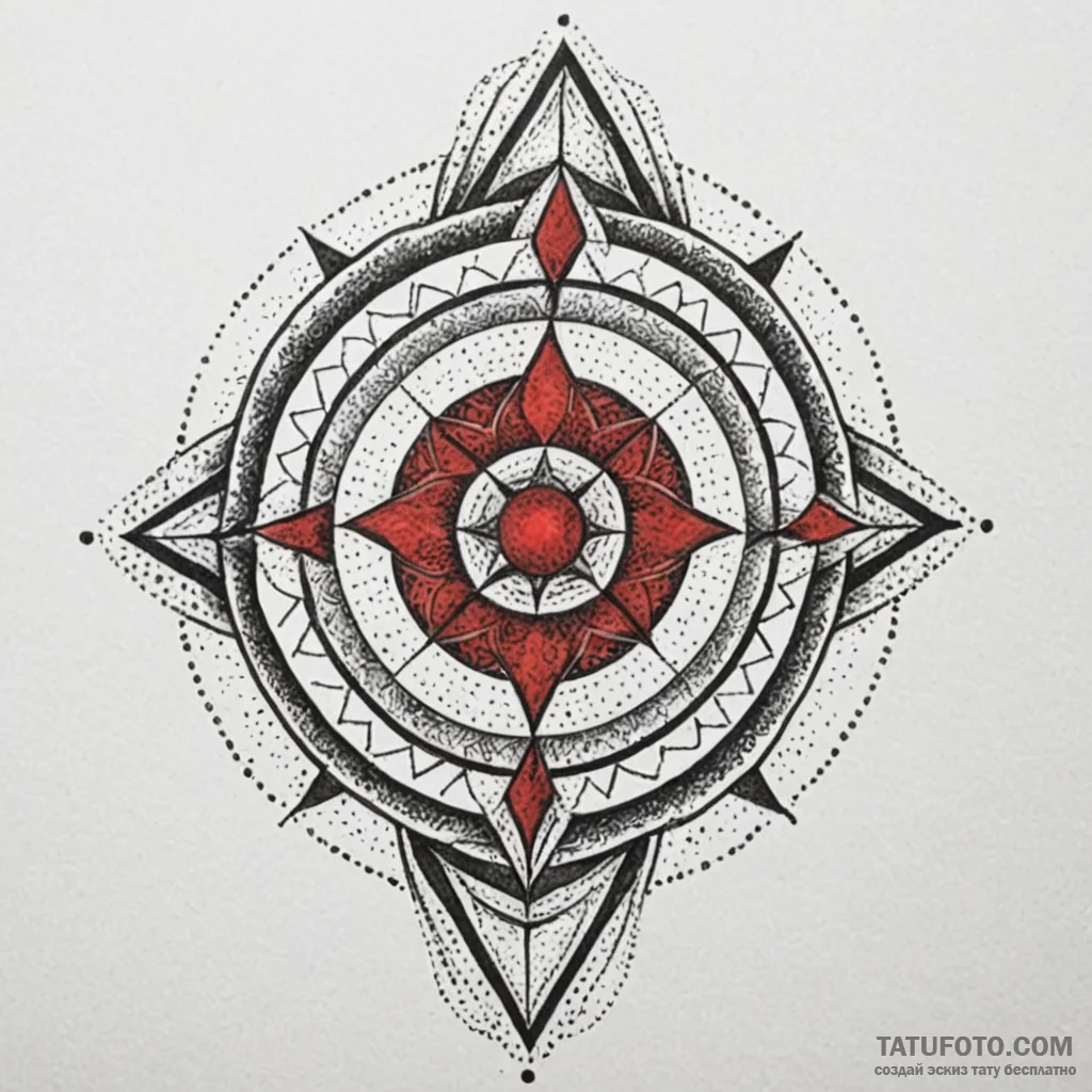 Kamon emblem split in stone, tattoo sketch de... - эскиз тату (№1750056812_0, 16.06.2025 06:53) — Tatufoto.com