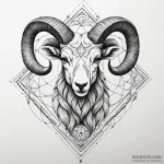 Aries, concept art for tattoo, highly detaile… — эскиз тату (№1750076888_0, 16.06.2025 12:28) — Tatufoto.com