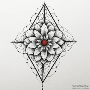 T, artistic tattoo sketch, black and red ink,... - эскиз тату (№1750079409_0, 16.06.2025 13:10) — Tatufoto.com
