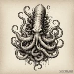 Krakenвђ™s coil binding shipwreck, tattoo fla… — эскиз тату (№1750088678_0, 16.06.2025 15:44) — Tatufoto.com