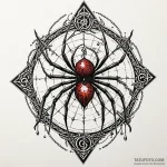 Bone spider crawling on sigil, tattoo flash s… — эскиз тату (№1750090442_0, 16.06.2025 16:14) — Tatufoto.com