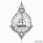 Vhf radio antenna picking up signals from ano… — эскиз тату (№1750092264_0, 16.06.2025 16:44) — Tatufoto.com