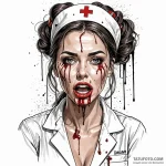 красивая сексуальная медсестра с кляпом бдсм… — эскиз тату (№1750093020_0, 16.06.2025 16:57) — Tatufoto.com