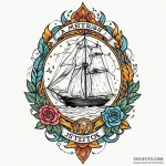 Y, tattoo flash sheet design, old school trad… — эскиз тату (№1750094769_0, 16.06.2025 17:26) — Tatufoto.com