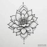 Pencil, sharpened, drawing a single line, art… — эскиз тату (№1750095789_0, 16.06.2025 17:43) — Tatufoto.com