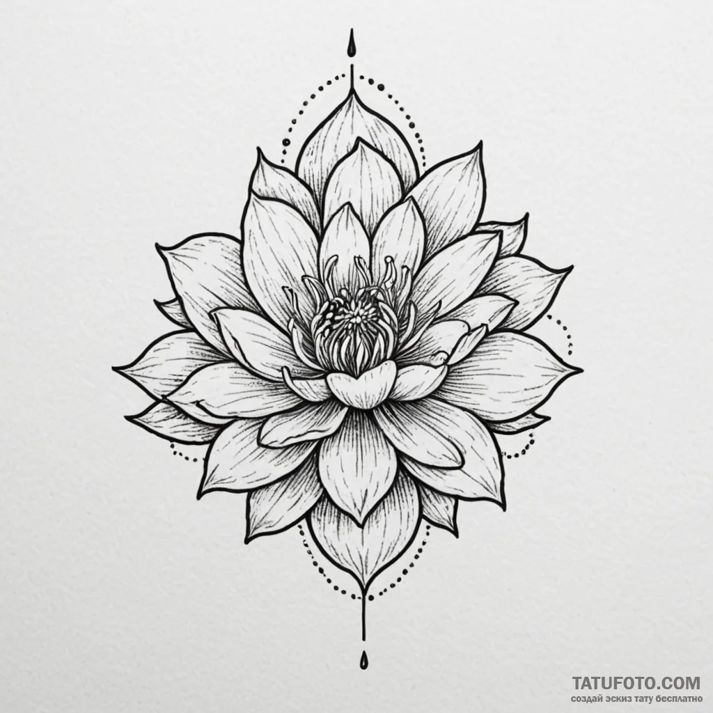 Pencil, sharpened, drawing a single line, art... - эскиз тату (№1750095789_0, 16.06.2025 17:43) — Tatufoto.com