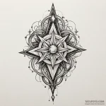 Onyx staff crowned in stars, tattoo sketch de… — эскиз тату (№1750096614_0, 16.06.2025 17:56) — Tatufoto.com