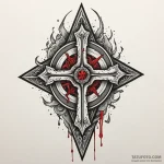 Ashen blade shattering runes, concept art for… — эскиз тату (№1750099294_0, 16.06.2025 18:41) — Tatufoto.com
