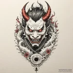 Blood trails leading into fog, tattoo sketch… — эскиз тату (№1750100187_0, 16.06.2025 18:56) — Tatufoto.com