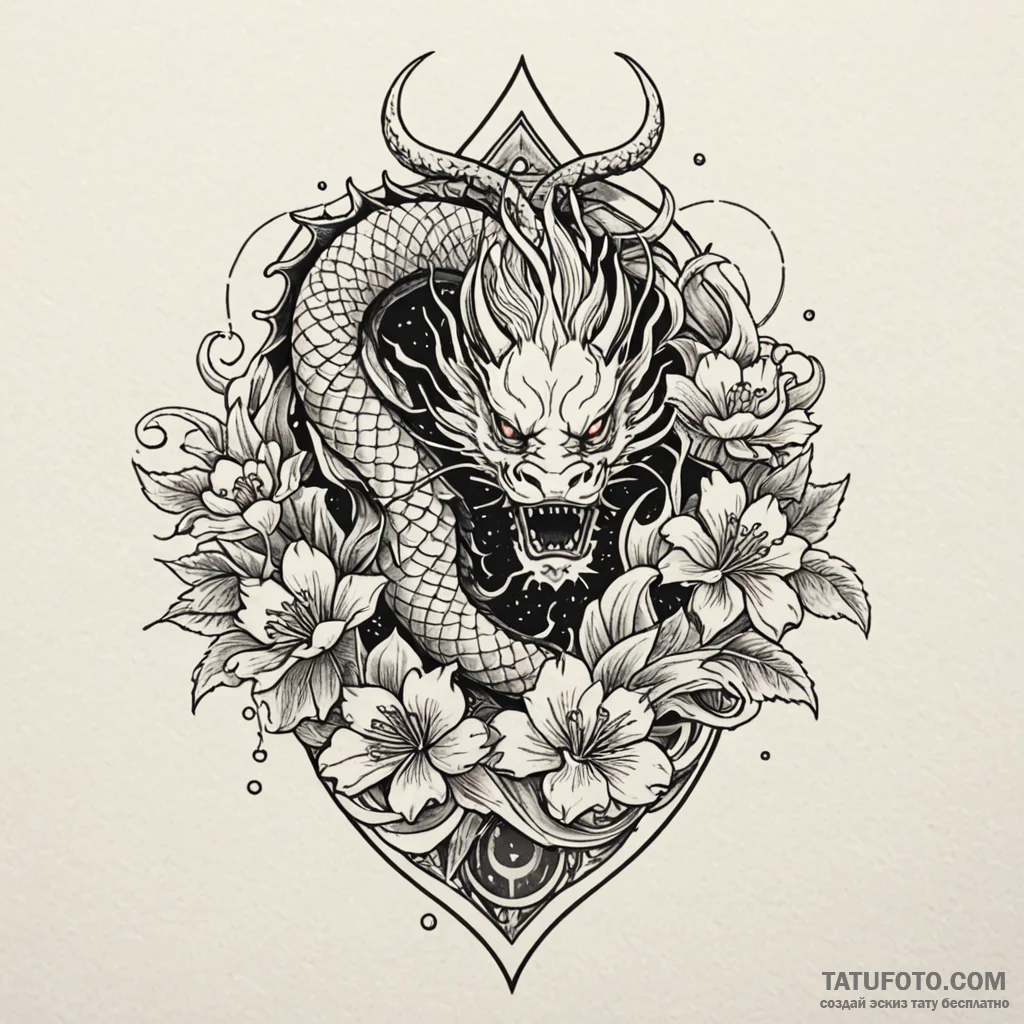 Queenвђ™s banner devouring starlight, tattoo... - эскиз тату (№1750101265_0, 16.06.2025 19:14) — Tatufoto.com
