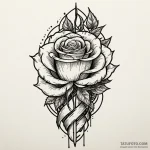 Iron gauntlet clutching rose, tattoo flash sh… — эскиз тату (№1750101330_0, 16.06.2025 19:15) — Tatufoto.com