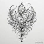 A powerful burning leaves, autumn,, tattoo dr… — эскиз тату (№1750104062_0, 16.06.2025 20:01) — Tatufoto.com