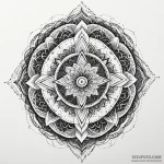 Kaffiyeh flowing in spectral wind, concept ar… — эскиз тату (№1750105527_0, 16.06.2025 20:25) — Tatufoto.com