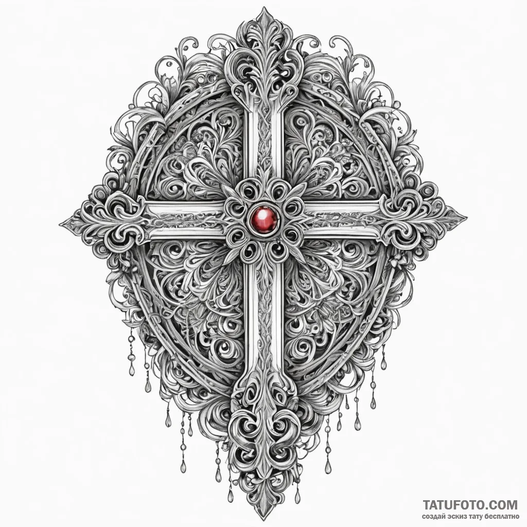 Oak crown beneath spectral gate, tattoo line... - эскиз тату (№1750106225_0, 16.06.2025 20:37) — Tatufoto.com